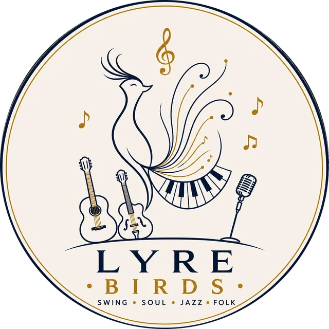 Logo Lyre Birds, swing, soul, jazz, folk